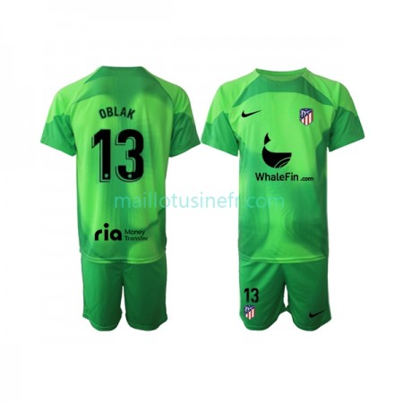 Maillot de Foot Atlético Madrid Jan Oblak 13 Gardien Domicile 2022-23 - Enfant Maillot de Foot Atlético Madrid Jan Oblak 13 Gardien Domicile 2022-23 - Enfant
